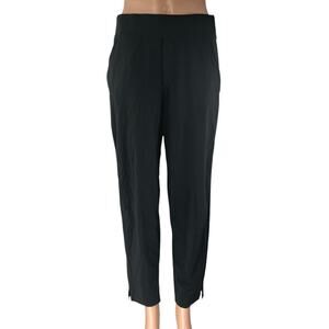 Athleta Women's Black High Waist Straight Leg Athletic Trousers Pants Size 6